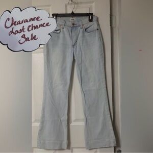 Wrangler Women's Jeans 28x30 Exaggerated Boot Cut Light Blue **See Exception**